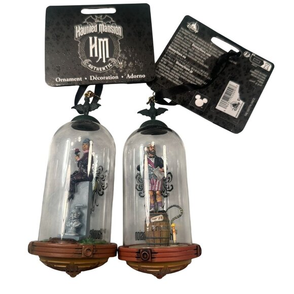 Disney Haunted Mansion Ornament Alexander Dynamite Constance Hatchaway Glass - Picture 1 of 12